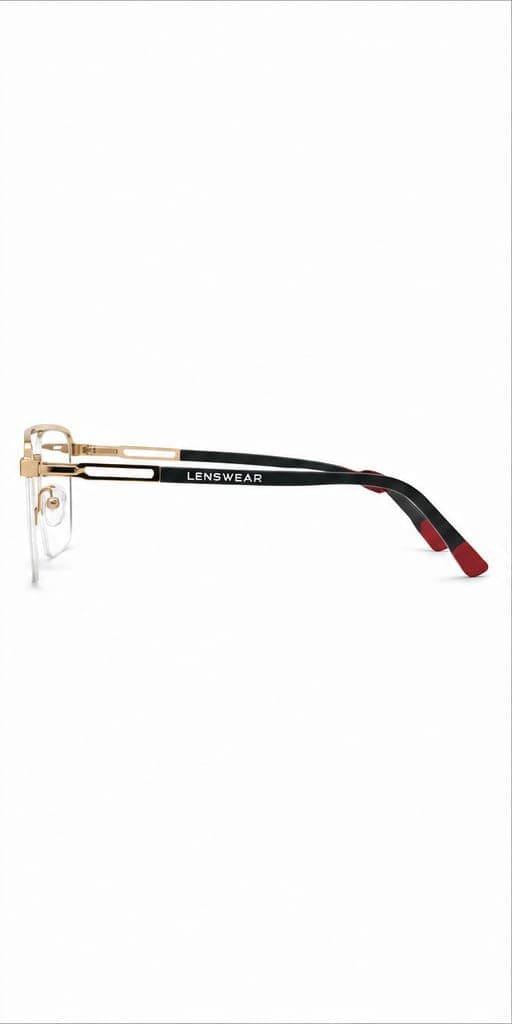 Lenswear Red & Black Performance Edition Side